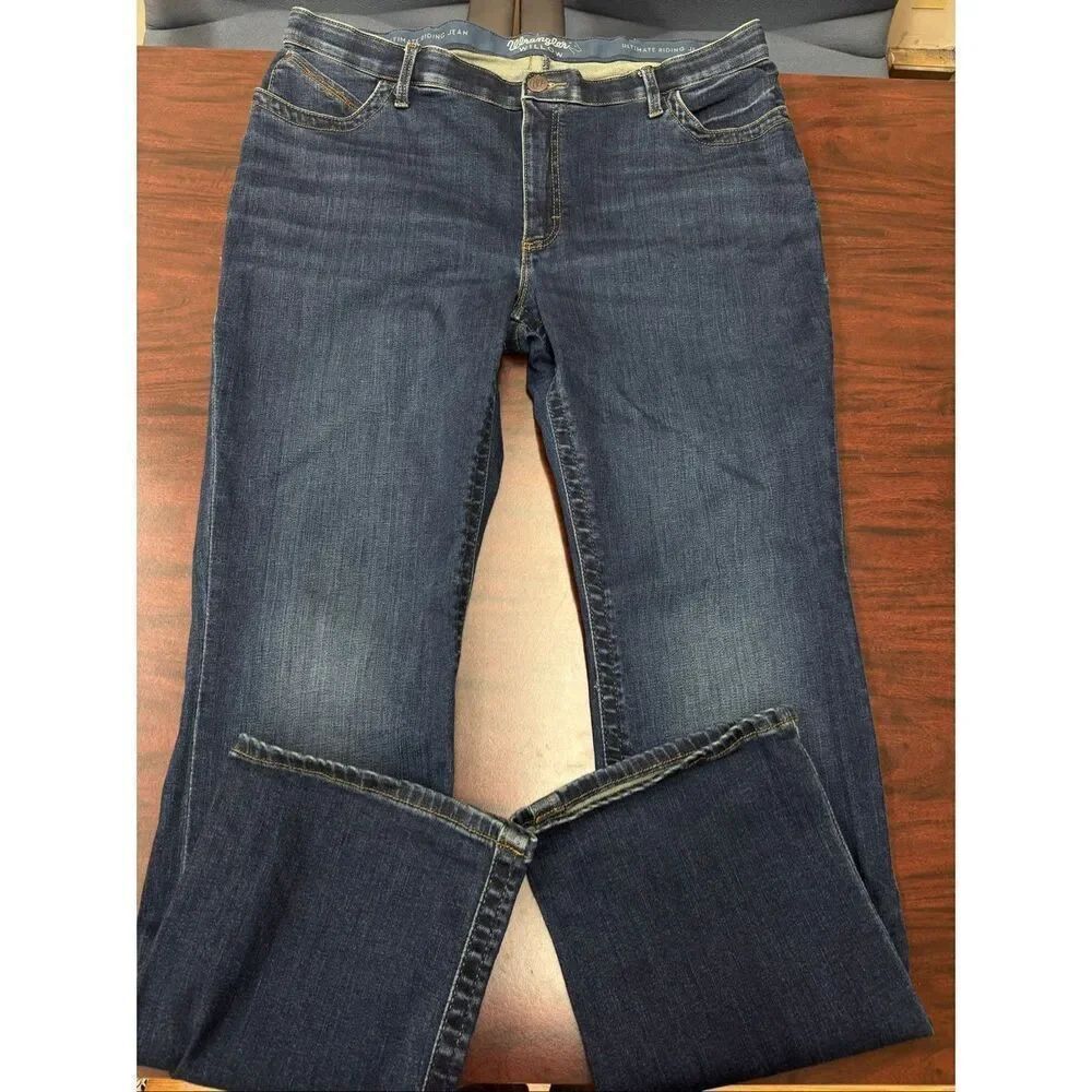 Wrangler Willow Dark Wash Ultimate Riding Jeans Size 19x34